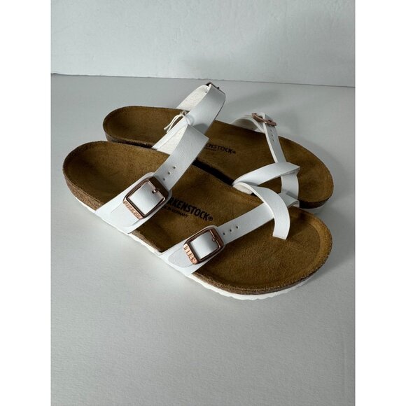 NEW Birkenstock Kids White Mayari Sandal Girls EU 34 US 3 Narrow - Picture 4 of 7